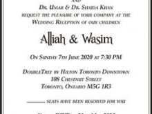 44 Free Printable Wedding Invitation Template Muslim Formating by Wedding Invitation Template Muslim