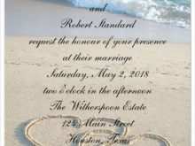 44 Printable Beach Wedding Invitation Template Layouts by Beach Wedding Invitation Template