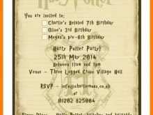 44 The Best Harry Potter Party Invitation Template Photo with Harry Potter Party Invitation Template