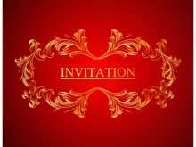 44 The Best Wedding Invitation Template Red Maker by Wedding Invitation Template Red