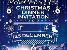 45 Adding Christmas Dinner Invitation Template Psd Layouts with Christmas Dinner Invitation Template Psd
