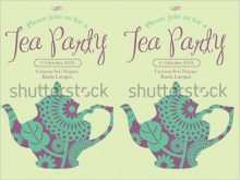 45 Adding Vintage Tea Party Invitation Template For Free with Vintage Tea Party Invitation Template