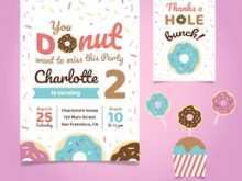 45 Best Donut Party Invitation Template Free Now by Donut Party Invitation Template Free