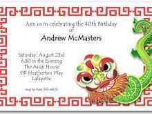 45 Blank Chinese Birthday Invitation Template in Photoshop for Chinese Birthday Invitation Template