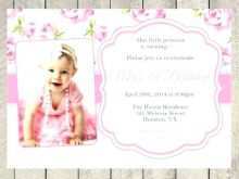 45 Customize Our Free Birthday Invitation Template For Baby Girl Formating with Birthday Invitation Template For Baby Girl