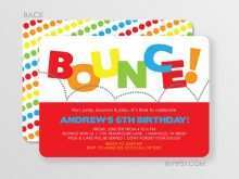 45 Customize Our Free Jump Birthday Invitation Template PSD File with Jump Birthday Invitation Template