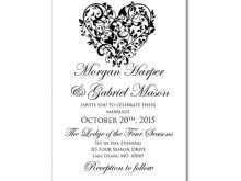 45 Customize Wedding Invitation Template In Word Maker for Wedding Invitation Template In Word