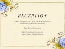 45 Free Printable Reception Invitation Card Format Photo with Reception Invitation Card Format