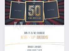 45 How To Create 50Th Birthday Invitation Template Vector Formating with 50Th Birthday Invitation Template Vector