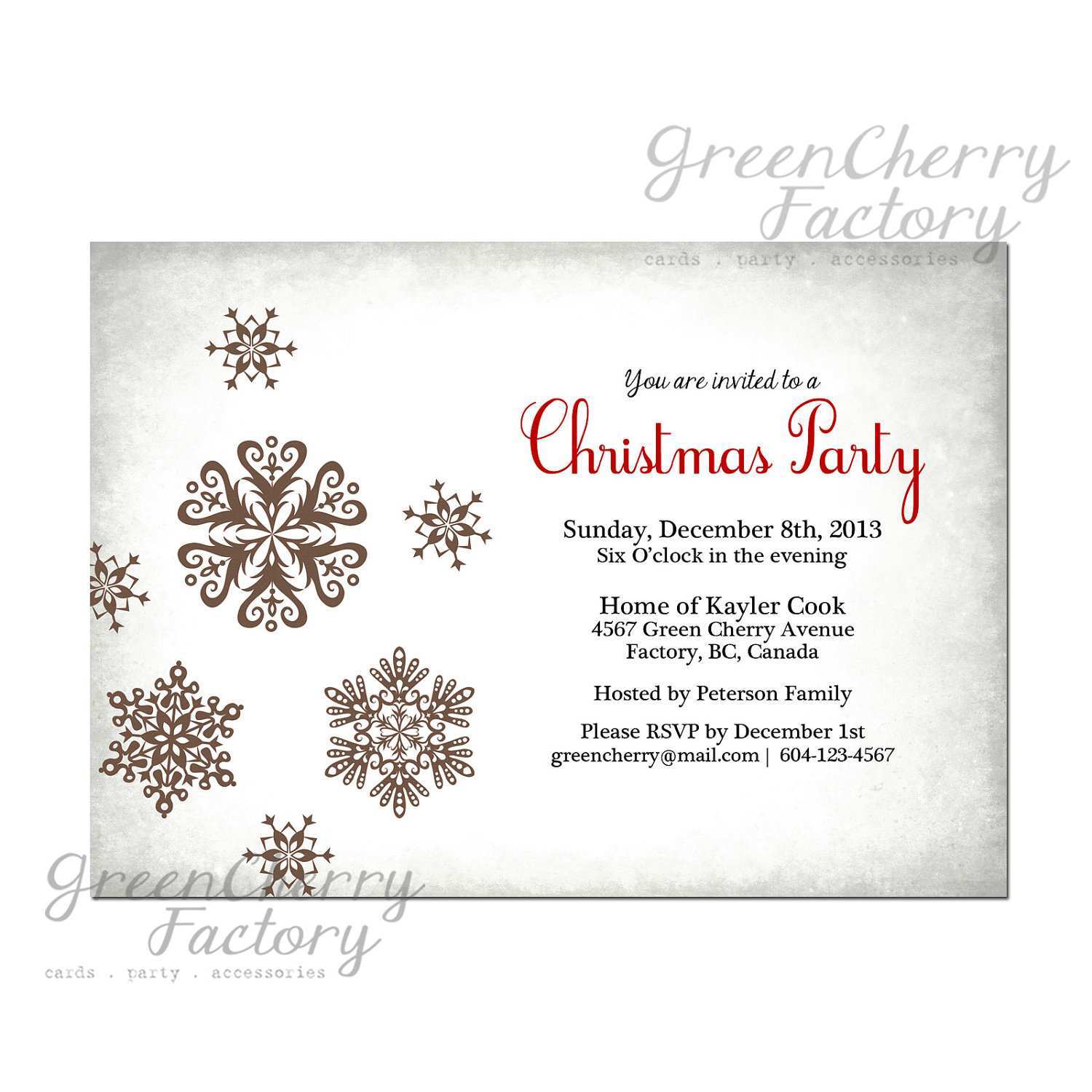 25 How To Create Free Christmas Party Invitation Templates Uk for Intended For Free Christmas Invitation Templates For Word