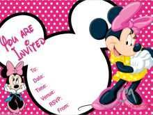 45 Online Minnie Mouse Party Invitation Template PSD File with Minnie Mouse Party Invitation Template