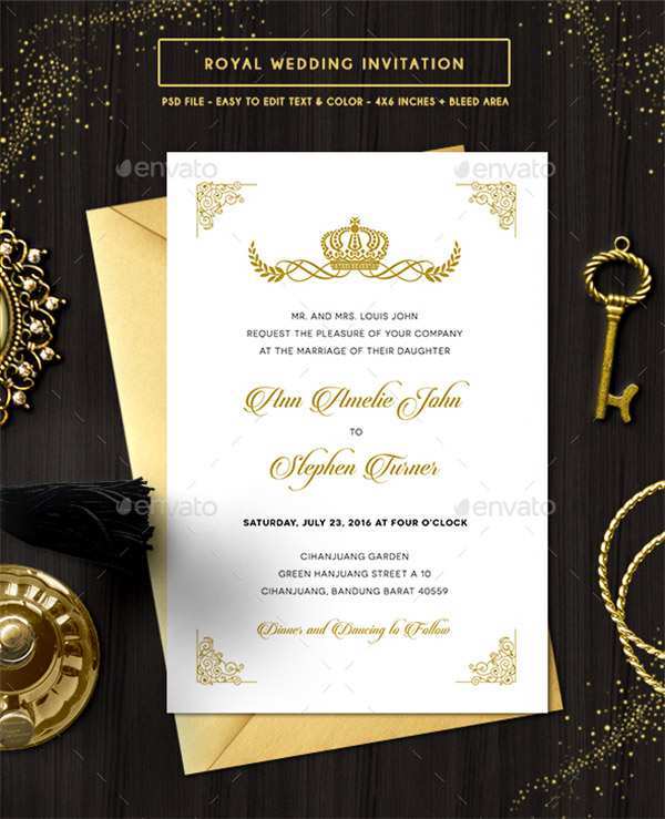 45 Online Royal Wedding Invitation Template Free Download by Royal Wedding Invitation Template Free