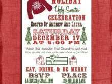 45 Report Ugly Sweater Holiday Party Invitation Template Templates with Ugly Sweater Holiday Party Invitation Template