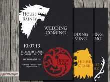 45 The Best Game Of Thrones Wedding Invitation Template Templates for Game Of Thrones Wedding Invitation Template