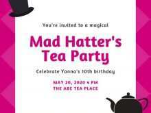 Tea Party Invitation Template