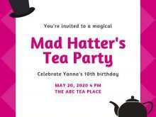 45 The Best Tea Party Invitation Template Maker for Tea Party Invitation Template