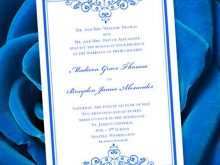 45 The Best Wedding Invitation Template Blue Download with Wedding Invitation Template Blue