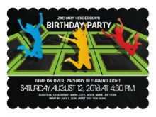 45 Visiting Trampoline Birthday Party Invitation Template for Ms Word with Trampoline Birthday Party Invitation Template