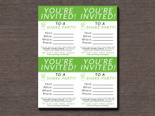 46 Customize Our Free Herbalife Shake Party Invitation Template Formating by Herbalife Shake Party Invitation Template