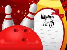 46 Customize Our Free Ten Pin Bowling Party Invitation Template PSD File for Ten Pin Bowling Party Invitation Template