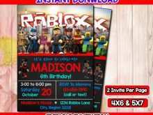 27 Format Roblox Birthday Invitation Template For Free For Roblox Birthday Invitation Template Cards Design Templates - free roblox renders free roblox birthday invitations