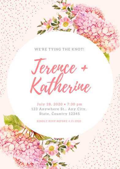 Wedding Invitation Template Canva - Cards Design Templates