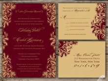 46 The Best Wedding Invitation Templates Red And Gold PSD File with Wedding Invitation Templates Red And Gold