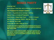 46 Visiting Herbalife Shake Party Invitation Template Download with Herbalife Shake Party Invitation Template