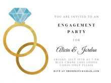 47 Create Engagement Invitation Card Blank Template Maker with Engagement Invitation Card Blank Template