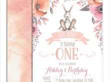 47 Customize Our Free Bunny Birthday Invitation Template Free Layouts with Bunny Birthday Invitation Template Free