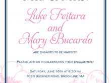 Invitation Card Format For Engagement