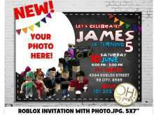 47 Online Roblox Party Invitation Template Now With Roblox Party