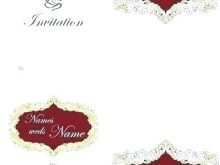 Blank Wedding Invitation Template