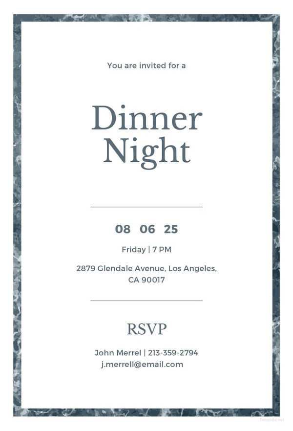 47 Printable Dinner Invitation Template Editable Now for Dinner Invitation Template Editable