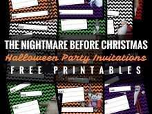 47 Report Nightmare Before Christmas Birthday Invitation Template Formating by Nightmare Before Christmas Birthday Invitation Template
