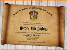 47 Standard Harry Potter Party Invitation Template Layouts with Harry Potter Party Invitation Template