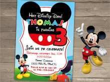 47 Standard Mickey Mouse Blank Invitation Template Maker by Mickey Mouse Blank Invitation Template