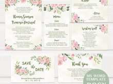 47 The Best Watercolor Floral Wedding Invitation Template in Photoshop by Watercolor Floral Wedding Invitation Template