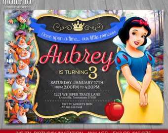 48 Best Snow White Birthday Invitation Template Formating by Snow White Birthday Invitation Template