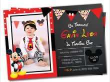 48 Customize Mickey Mouse Invitation Card Blank Template Now for Mickey Mouse Invitation Card Blank Template