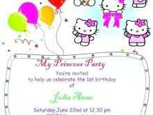 Kitty Party Invitation Template