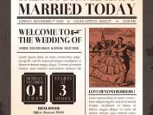 48 Format Newspaper Wedding Invitation Template Layouts with Newspaper Wedding Invitation Template