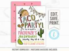 48 Format Taco Party Invitation Template Photo by Taco Party Invitation Template