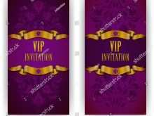 Elegant Vector Template For Luxury Invitation