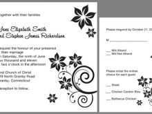 48 Free Printable Black And White Wedding Invitation Template Layouts for Black And White Wedding Invitation Template