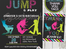 48 Free Trampoline Birthday Party Invitation Template Formating with Trampoline Birthday Party Invitation Template