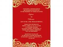 48 Online Wedding Invitation Template Indian For Free by Wedding Invitation Template Indian