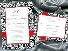 Wedding Invitation Templates Red And Gold