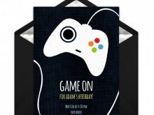 48 Visiting Xbox Party Invitation Template Layouts by Xbox Party Invitation Template