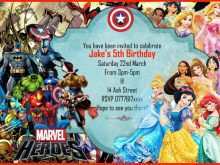 49 Customize Our Free Avengers Party Invitation Template in Word with Avengers Party Invitation Template